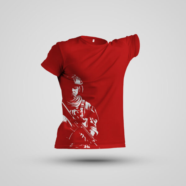 COMMANDO PRINT UNISEX ADULT T-SHIRTS - Image 2