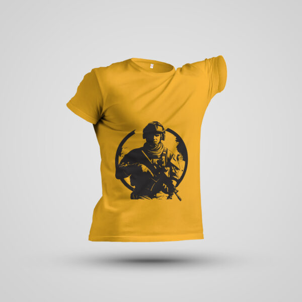 ARMY PRINT- UNISEX ADULT T-SHIRTS - Image 3