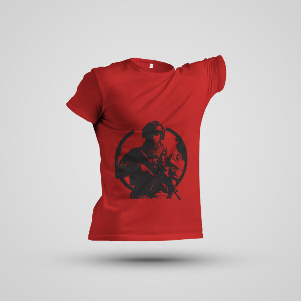ARMY PRINT- UNISEX ADULT T-SHIRTS - Image 2