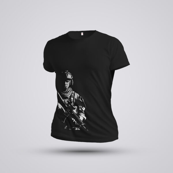 COMMANDO PRINT UNISEX ADULT T-SHIRTS - Image 7