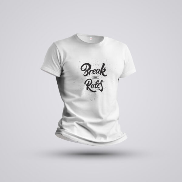 BREAK THE RULES-UNISEX ADULT T-SHIRT - Image 4