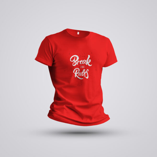 BREAK THE RULES-UNISEX ADULT T-SHIRT