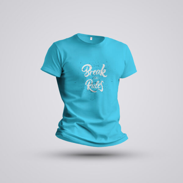 BREAK THE RULES-UNISEX ADULT T-SHIRT - Image 2