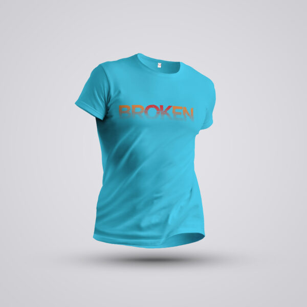 BROKEN-UNISEX ADULT T-SHIRT