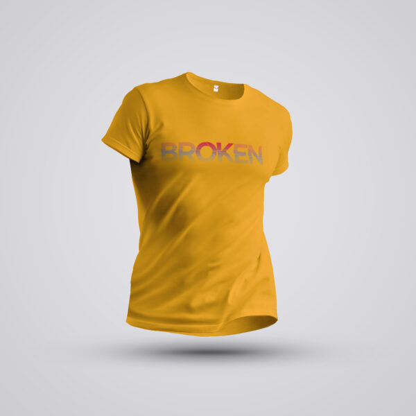 BROKEN-UNISEX ADULT T-SHIRT - Image 3