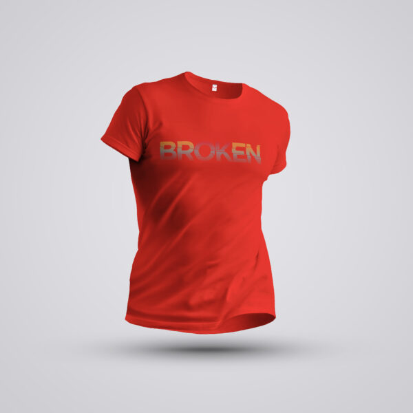 BROKEN-UNISEX ADULT T-SHIRT - Image 2