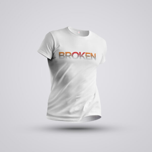 BROKEN-UNISEX ADULT T-SHIRT - Image 4