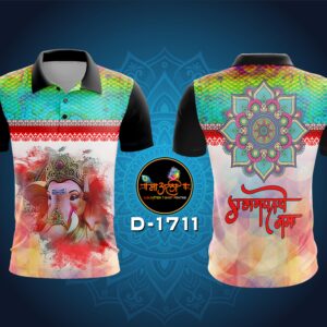 Ganpati print T-shirt (D-1711)