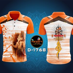 Ganesha print T-shirt (D-1767)